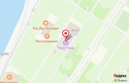 Каток в парке Горького на карте