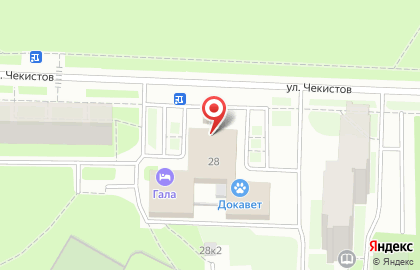 Подростково-молодежный центр Лигово в Красносельском районе на карте