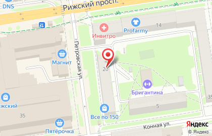 Профиль на Петровской улице на карте