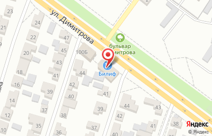 Производственно-торговая компания Окна Черноземья на улице Димитрова, 100а на карте