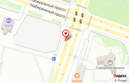 Киоск быстрого питания на Набережном проспекте на карте
