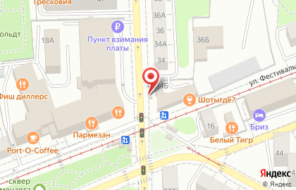 Магазин Русский хлеб в Центральном районе на карте