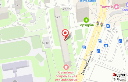 Юридическая компания Давыдов & партнеры на Планерной улице на карте