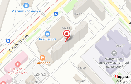 Маглюг, ЗАО на Бульваре Рокоссовского (ш Открытое) на карте
