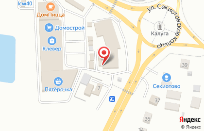 Киоск по продаже фастфудной продукции Калужский гриль в Ленинском районе на карте
