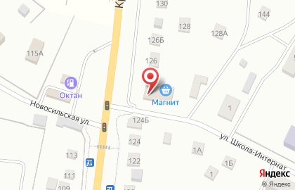 Супермаркет Магнит на Советской улице на карте