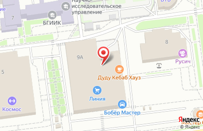 Линия на улице Королёва на карте