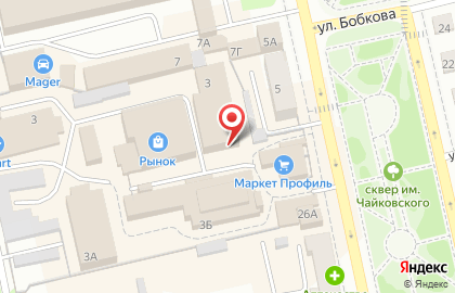 Магазин Алонка на улице Чайковского на карте