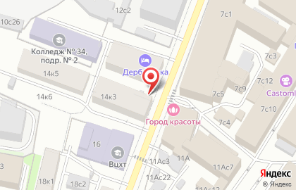 Молодежное добровольческое движение Даниловцы на Дербеневской улице на карте