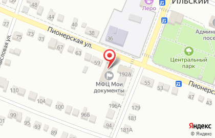 Агентство недвижимости Жемчужина-Юга на Пионерской улице на карте