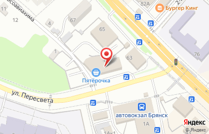 Торгово-производственная компания Фабрика носков в Советском районе на карте