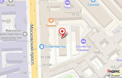 Анис на Московском проспекте на карте