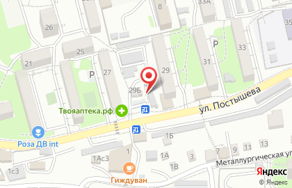 Магазин консервированной продукции Спасские консервы в Первореченском районе на карте