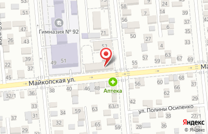 Продовольственный магазин на Майкопской, 7 на карте