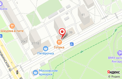 Супермаркет Магнит в Москве на карте