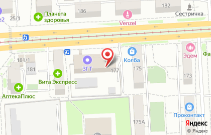 Туристическая фирма Магнет в Калининском районе на карте
