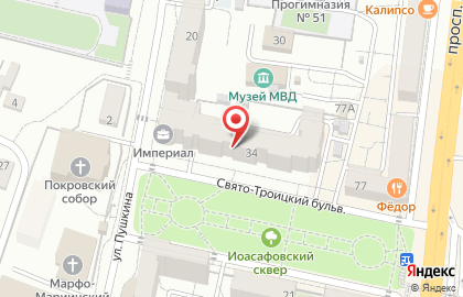 Магазин-салон Бенефис на карте