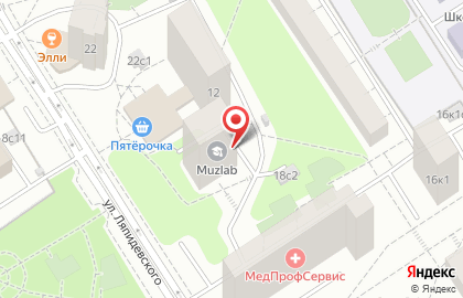 Дуэт на улице Ляпидевского на карте