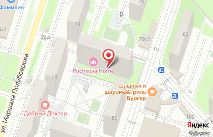 Парикмахерская в Москве на карте