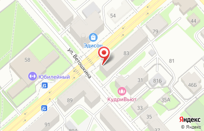 Магазин косметики и бытовой химии Десяточка на Зосимовской улице на карте