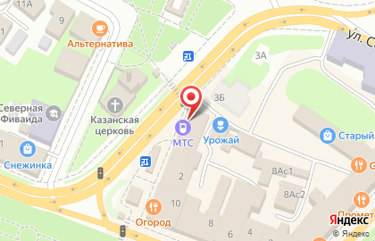 Центр продаж и обслуживания TELE2 Вологда на Торговой площади на карте