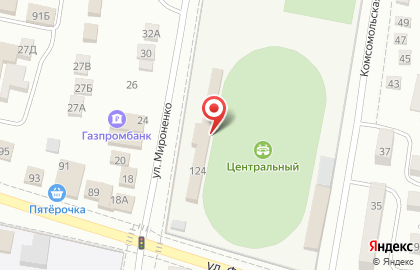 Сервисный центр на улице Ленина, 124 на карте