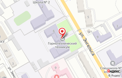 Ленинск-Кузнецкий горнотехнический техникум на карте