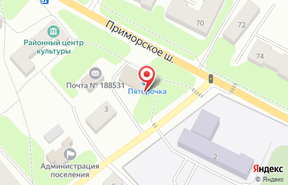 Супермаркет Пятёрочка в Санкт-Петербурге на карте