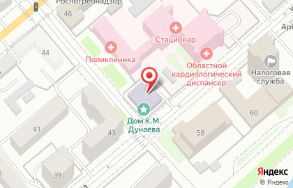 Детская школа искусств №1 на улице Климова на карте