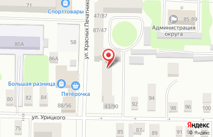 Волок, районное потребительское общество на карте
