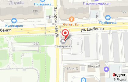 Средневолжская газовая компания на Запорожской улице на карте