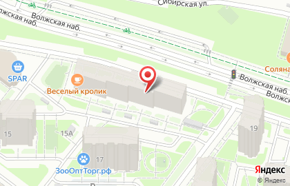 Охранное агентство Алекс на Волжской набережной на карте