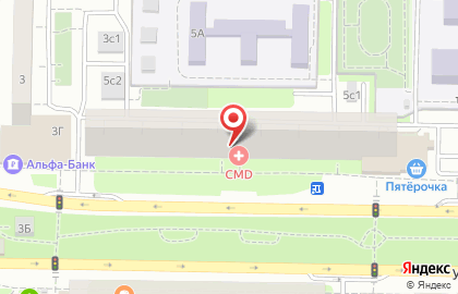 Центр диагностики CMD на улице Лескова на карте
