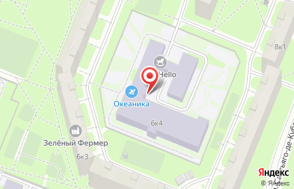 Автостоянка на ул. Сантьяго-де-Куба, 6а на карте