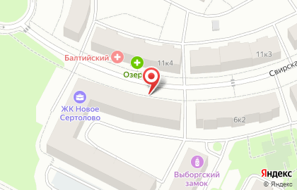 Итальянская химчистка и прачечная Maestrelli на Свирской улице на карте