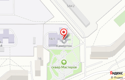 Школа танцев Камертон в Орджоникидзевском районе на карте