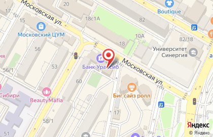 Банкомат Банк ВТБ24 на Московской улице, 5 на карте