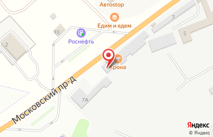 Продуктовый магазин Маяк в Московском проезде на карте