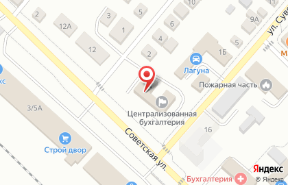Участковый пункт полиции №1 на Советской улице на карте
