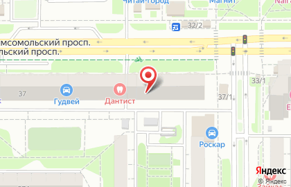 Салон красоты Дарина на Комсомольском проспекте на карте