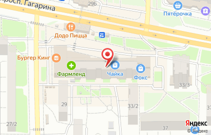 DNS на проспекте Гагарина на карте