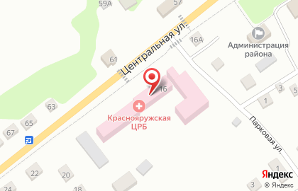 Краснояружская ЦРБ на карте