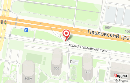 Рекламный щит, РГ Торговая Марка на Павловском тракте на карте