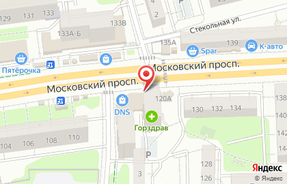 Зоомагазин Живой уголок на Московском проспекте на карте