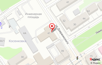 Магазин цветов ЦвеТочка на улице Дзержинского на карте