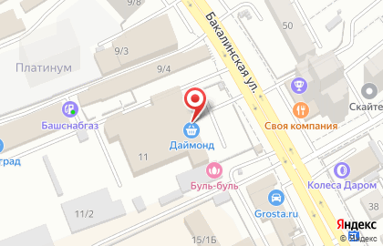 Компания Промэсо на Бакалинской улице на карте
