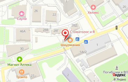 Булочная в Москве на карте