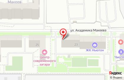 Магазин электромотоциклов Simargl Electro на улице Академика Макеева на карте