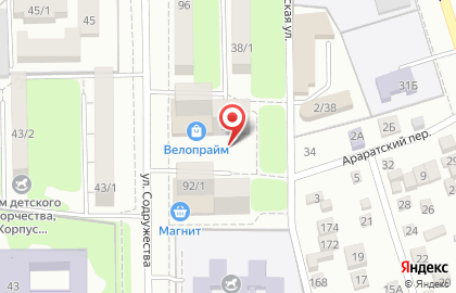Веломагазин Велопланета на улице Содружества на карте