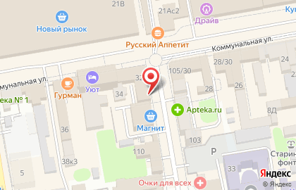 Аптека Фарм-Т на Базарной улице на карте